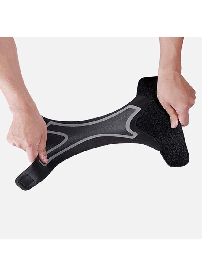 1 Pair Ankle Support Brace, Breathable Neoprene Sleeve, Adjustable Wrap for Men and Women, Elastic Sprain Foot Sleeve for Sports Protect, Plantar Fasciitis, Achilles tendonitis, Recovery（L） - Image 5